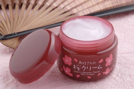 Cherry blossom skin cream